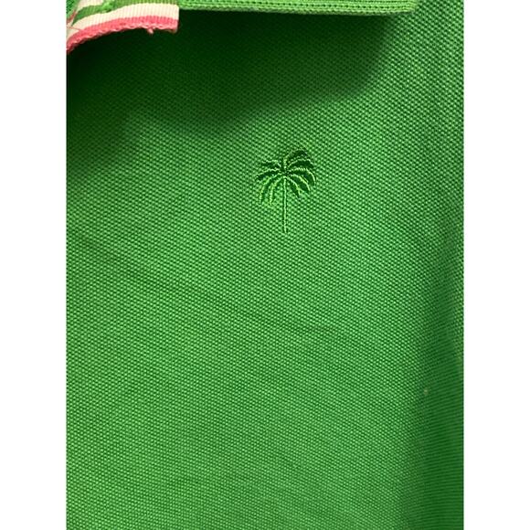 VTG Lilly Pullitzer Women's Size XL Pima Cotton Sleeveless Polo Top Shirt Green - Picture 2 of 5
